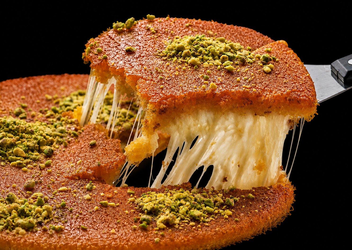 Afandi Kunafa Na_ameh with Organic Honey _ Pistachio 1